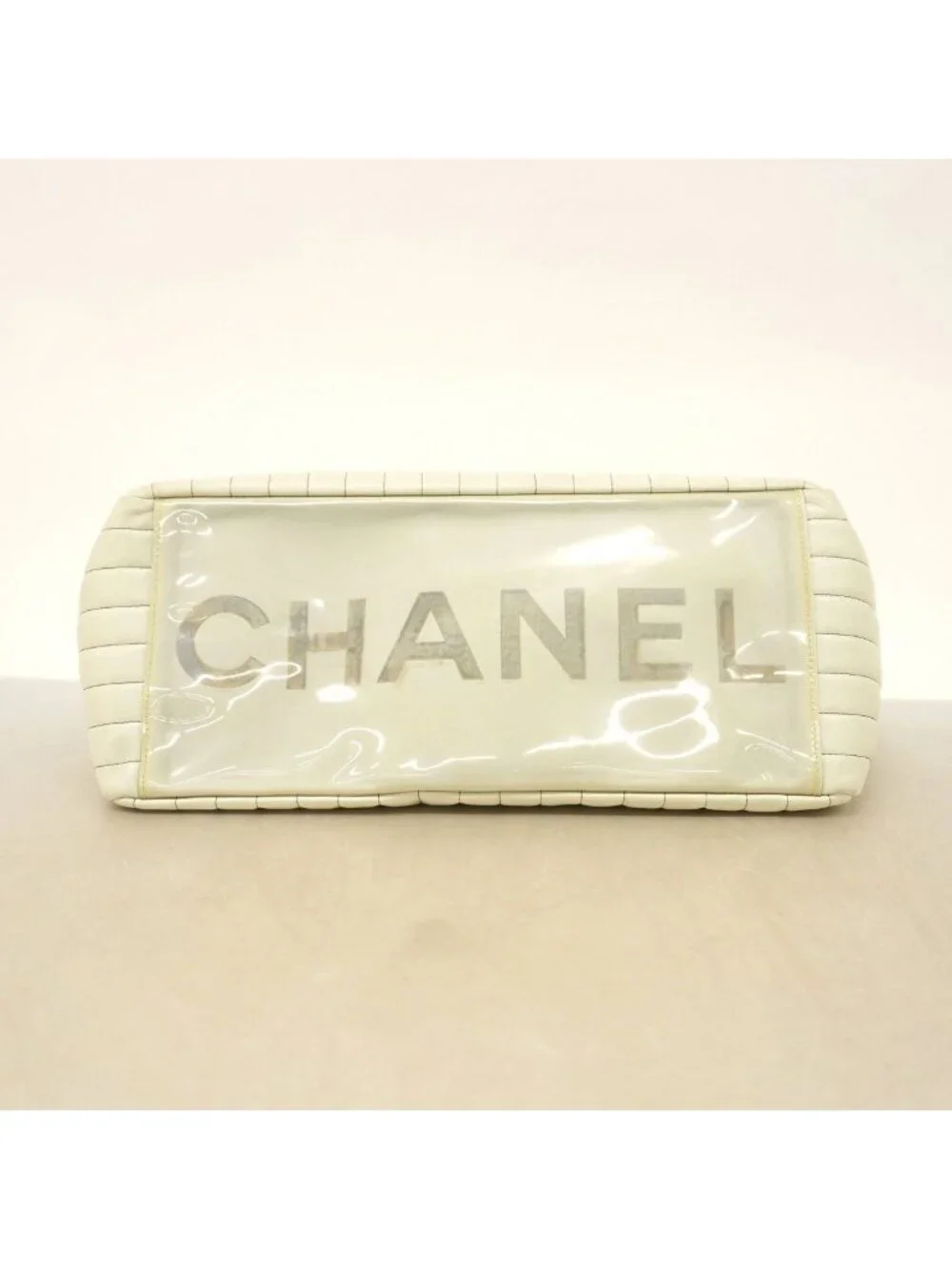 Chanel Chain Tote New Mademoiselle Lambskin Pale Green Silver - Picture 3 of 10